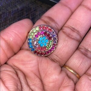 Vibrant Multicolor Statement Ring